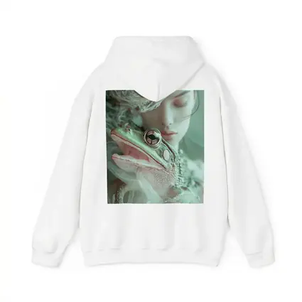 Girl Holding Green Frog Soft Fantasy