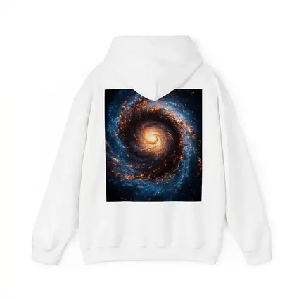 Spiral Galaxy Deep Space Blue Orange