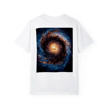 Spiral Galaxy Deep Space Blue Orange