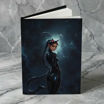 Catwoman Dark Night Sky Anime Art