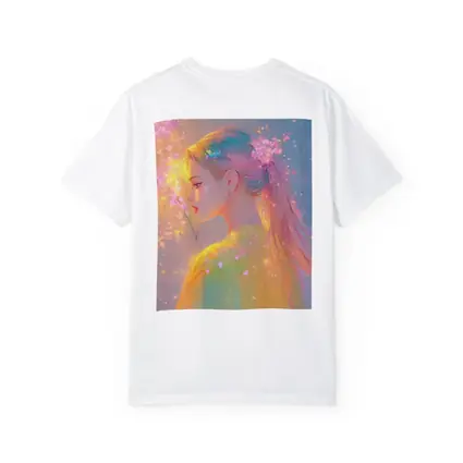 Pastel Anime Girl Cherry Blossoms Fantasy Art