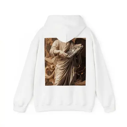 Greek Marble Statue DJ Mixing Decks