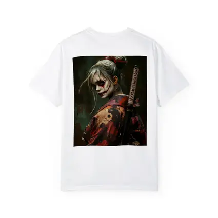 Samurai Woman Warrior Katana Dark Fantasy Art