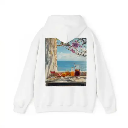 Mediterranean Sea View Summer Drinks Table