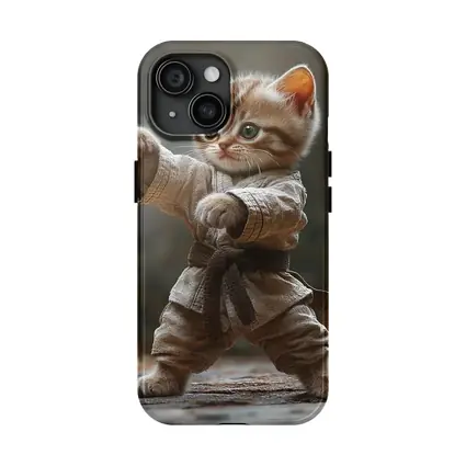 Kitten Karate Fighter Brown Belt Martial Arts