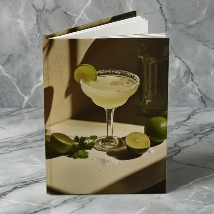 Margarita Cocktail Glass Lime Salt Warm