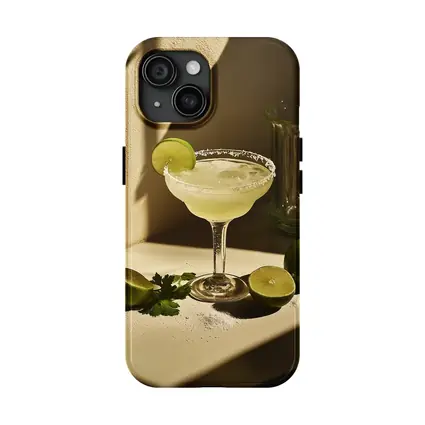Margarita Cocktail Glass Lime Salt Warm