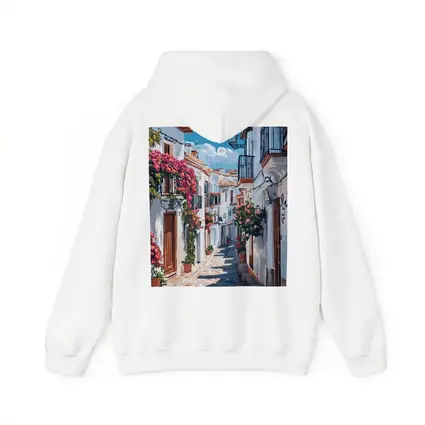 Andalusian White Village Street Flowers Spain