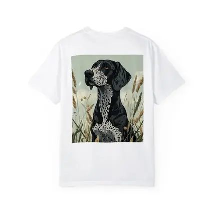 German Shorthaired Pointer Dog Wild Grass Field