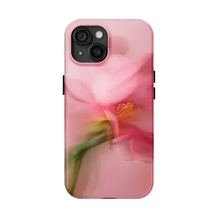 Pink Cosmos Flower Soft Blur Art