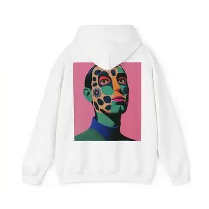 Pop Art Portrait Woman Pink Background
