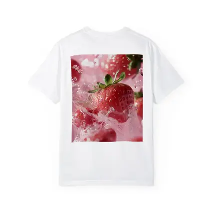 Fresh Strawberries Splashing in Pink Water