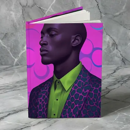 Man Portrait Pop Art Pink Background