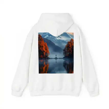 Mountain Cross Reflection Autumn Lake Mist