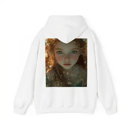 Little Mermaid Girl With Seashells Underwater