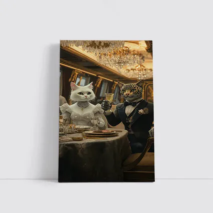 White Cat Leopard Fine Dining Luxury Interior