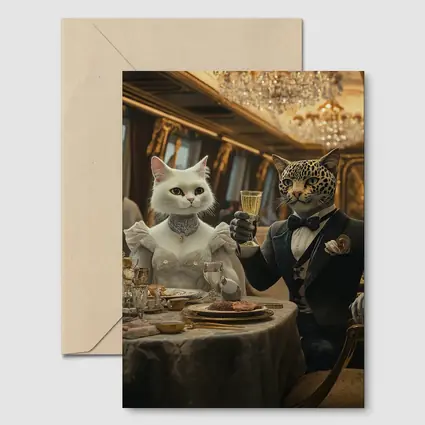 White Cat Leopard Fine Dining Luxury Interior