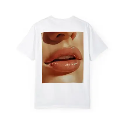 Close Up Glossy Lips Beauty Portrait Art
