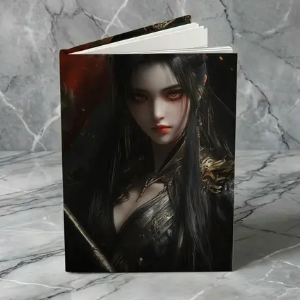 Dark Fantasy Warrior Queen Gold Dragon Crown