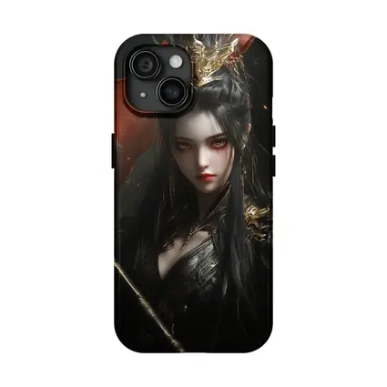 Dark Fantasy Warrior Queen Gold Dragon Crown