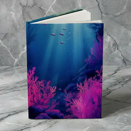 Underwater Coral Reef Blue Ocean Scene