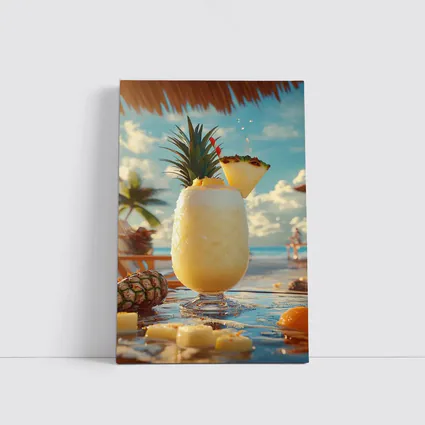 Pina Colada Cocktail Tropical Beach Bar