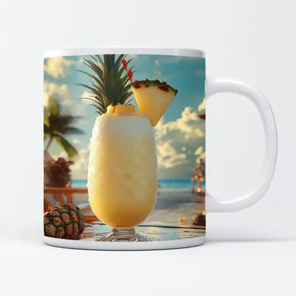 Pina Colada Cocktail Tropical Beach Bar