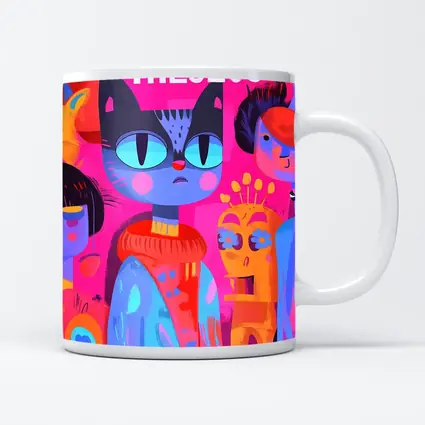 Theseus Cat Pop Art Colorful Characters