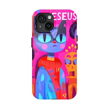 Theseus Cat Pop Art Colorful Characters