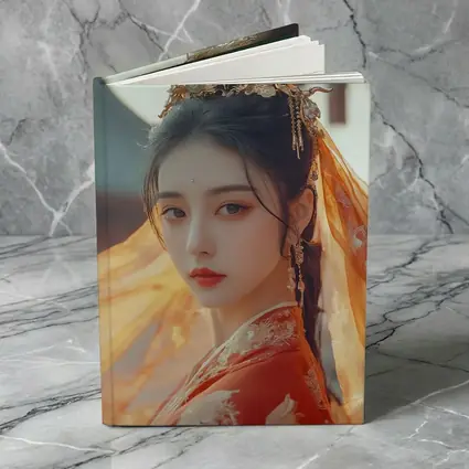 Chinese Hanfu Woman Red Traditional Dress