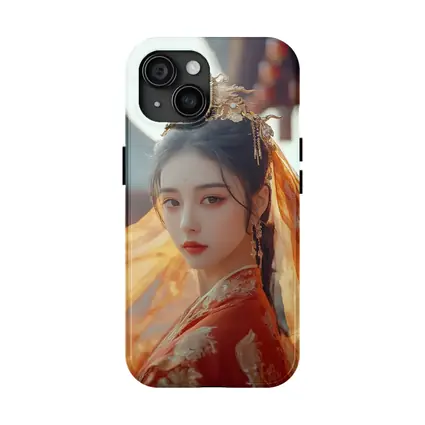 Chinese Hanfu Woman Red Traditional Dress