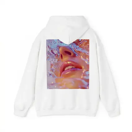 Woman Face Submerged in Liquid Water Art