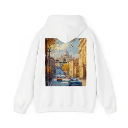 Rome Street Classic Cars St Peters Painting