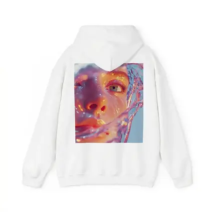 Surreal Female Face Wrapped In Glass