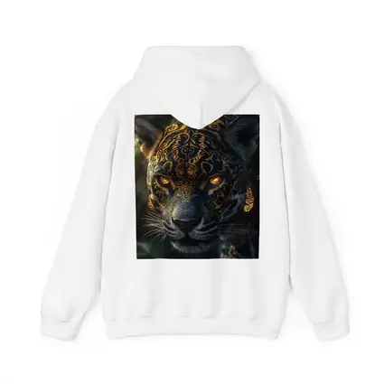 Black Jaguar Gold Tribal Markings Jungle