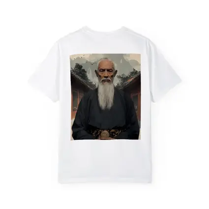 Wise Elder Taoist Master Mountain Temple Art
