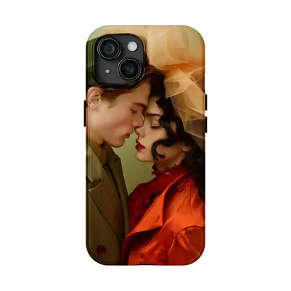 Romantic Couple Close Together Fashion Art