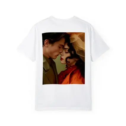 Romantic Couple Close Together Fashion Art