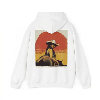 Black Cowgirl Riding Horse Retro Western Art