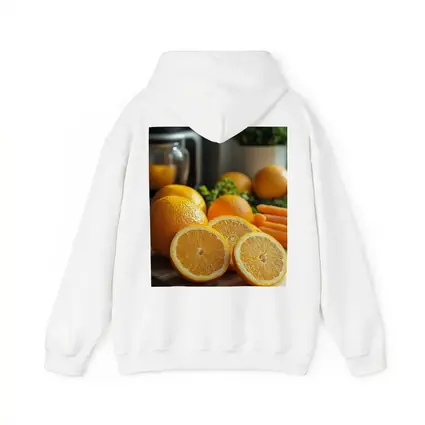 Fresh Oranges on Kitchen Cutting Board