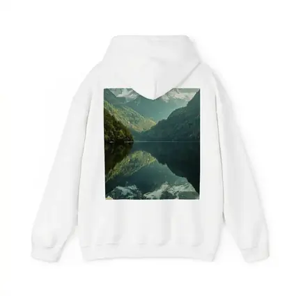 Snow Mountain Reflection Over Calm Lake