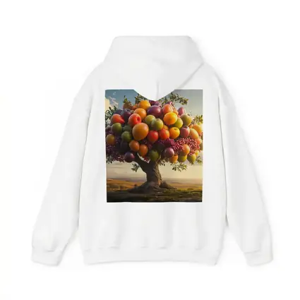 Colorful Fruit Tree Golden Countryside Sunset