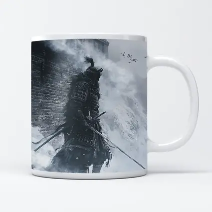 Samurai Warrior Snow Fortress Misty Winter