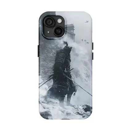 Samurai Warrior Snow Fortress Misty Winter