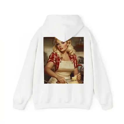 Retro Pin Up Girl Cooking Kitchen Art