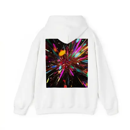 Colorful Abstract Explosion Burst Dark Background