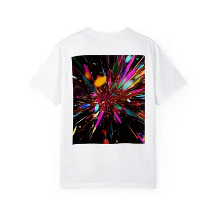 Colorful Abstract Explosion Burst Dark Background