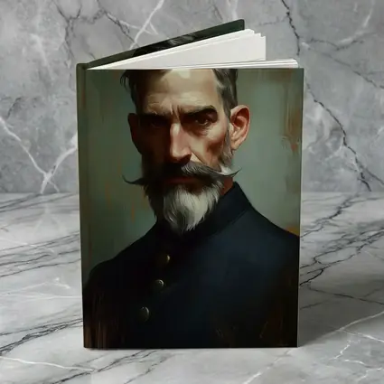 Bearded Man Portrait Digital Painting Art