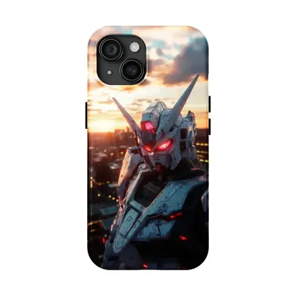 Gundam Robot Red Eyes Sunset City