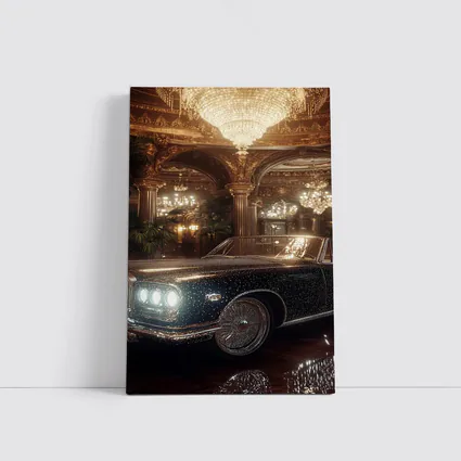 Classic Luxury Car Opulent Grand Hall